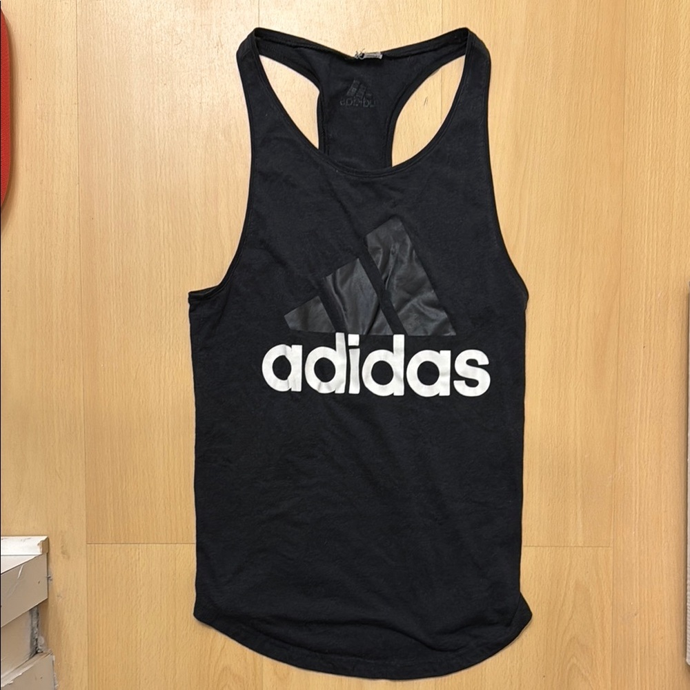 Adidas Racerback Black Tank Top